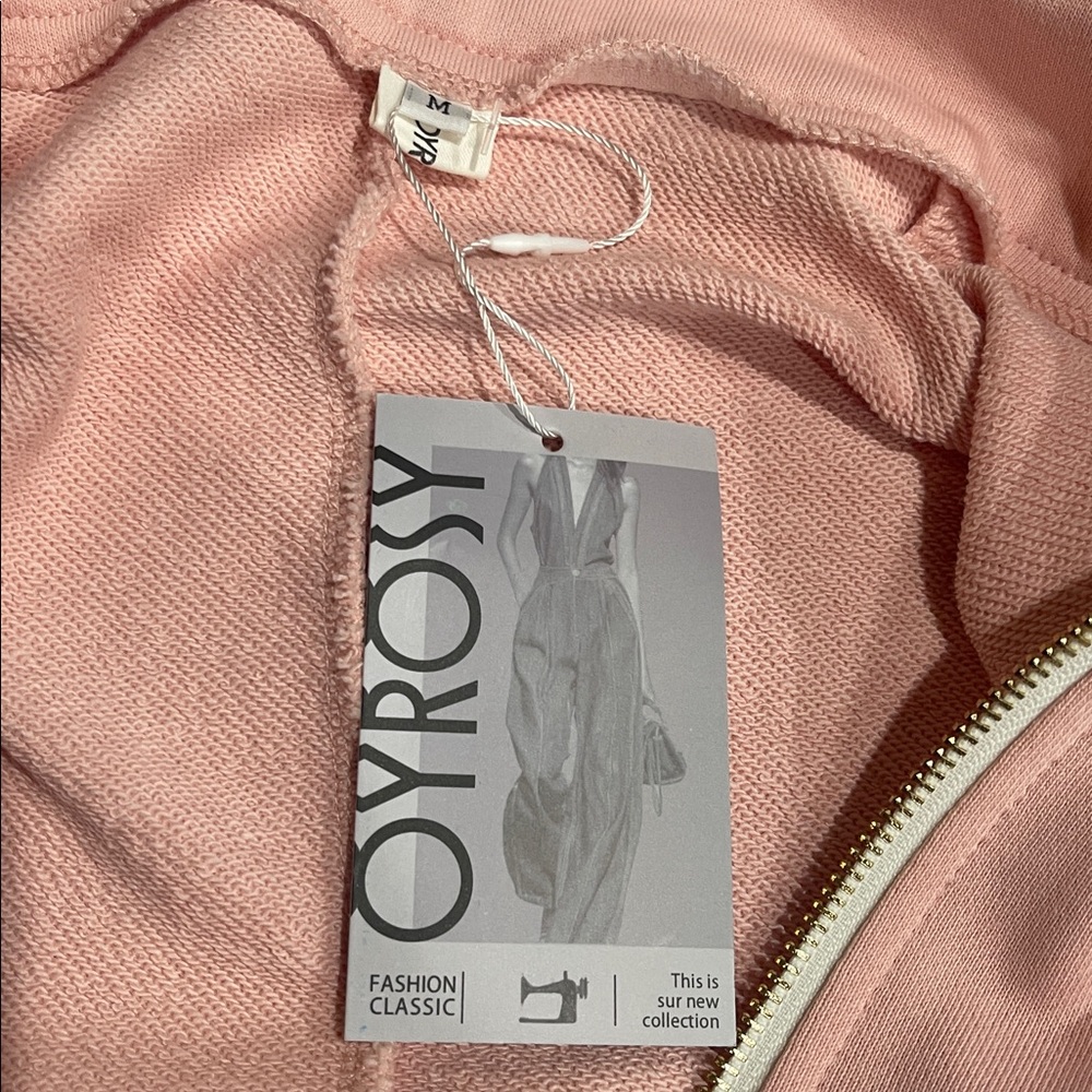 Women's Blush Pink Zip-Front Maxi Dress - Picture 7 of 8